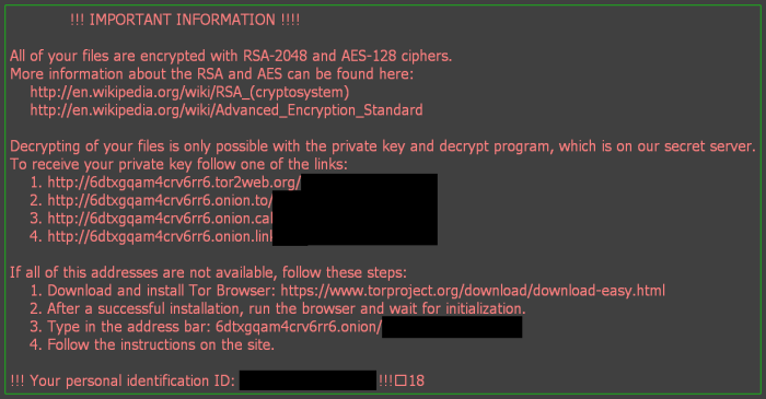 Locky ransomware