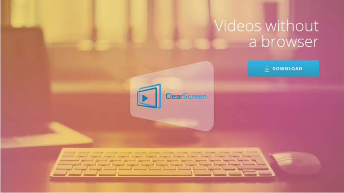 ClearScreen Player download page
