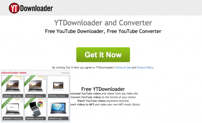 YTDownloader download page