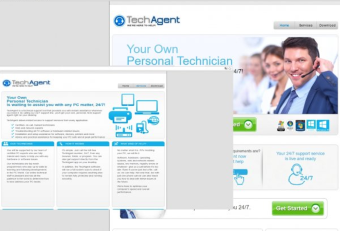 TechAgent page