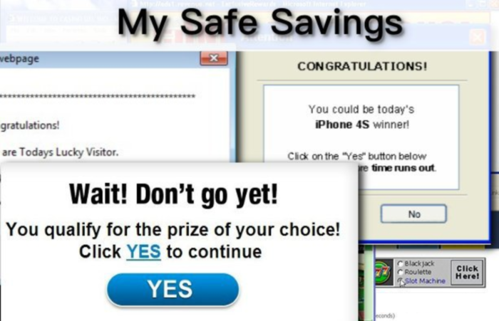 My Safe Savings ads