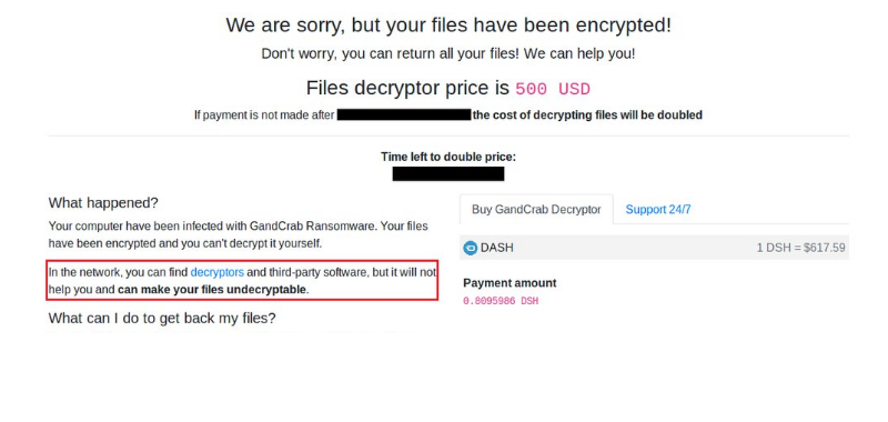 GandCrab2 Ransomware