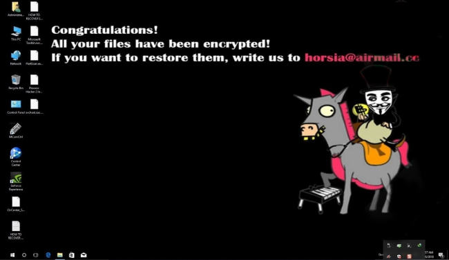 Horsia ransomware