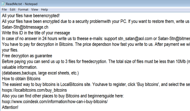 LockCrypt ransomware