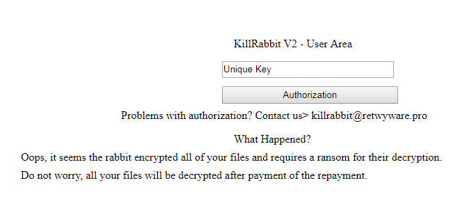 KillRabbit ransomware
