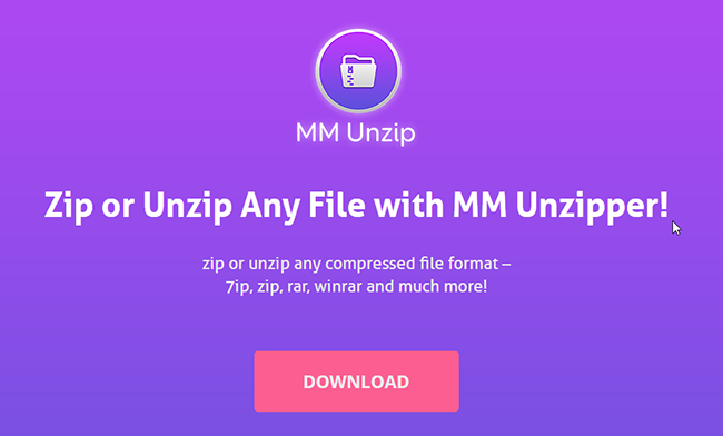 remove MM Unzip