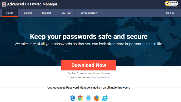 Delete AdvancedPassword Manager virus from Mac
