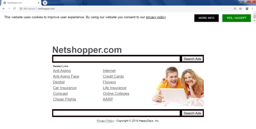 Delete Netshopper.com virus pop-ups