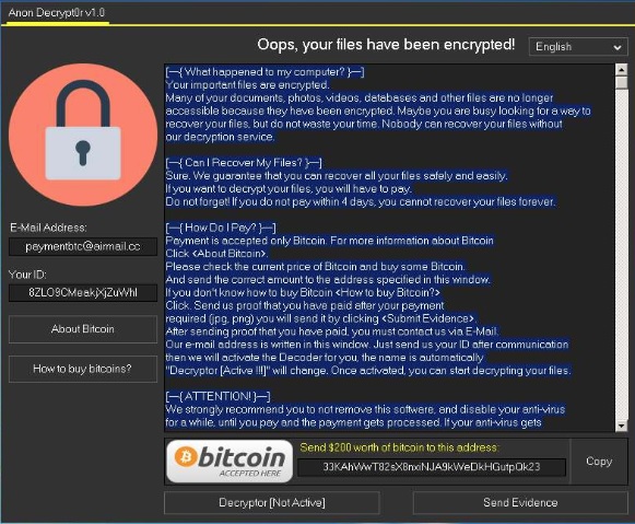 Anon ransomware